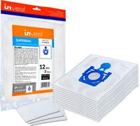 12x sacs à poussière avec filtre pour Zelmer Twist, 2000, sacs en non-tissé