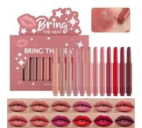 12x / Set Lip Gloss Press Press Lipstick Stylo Lip Live