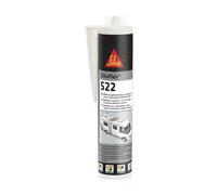 12x Sikaflex-522 mastic d'étanchéité résistant aux intempéries, stable aux UV, à forte adhérence (nouvelle version du Sikaflex-521 UV et du Sikaflex-221i) 300ml (Gris)