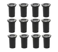 12x Spots Encastrables Eclairage Exterieur Lampe de Jardin Terrasse vidaXL