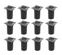 12x Spots Encastrables Eclairage Exterieur Lampe de Jardin Terrasse vidaXL