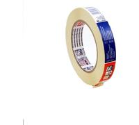 12x tesa 04348-00016-04 Crêpe de peintre standard ruban de masquage en papier, 25 mm x 50m