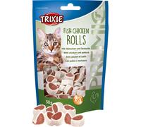 12x Trixie PREMIO Fish Chicken Rolls, Poulet/Églefin 12x 50 g