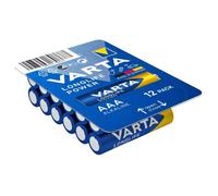 12x VARTA Longlife Puissance AAA LR03 1.5V Alcaline batteries