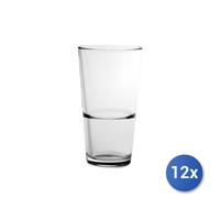 12X Verres En Verre Grand 37,2 Long Drink, Transparent