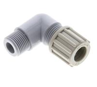 12x10mm & G3/8'' PA Raccord coude à compression avec filetage mâle 10 bar