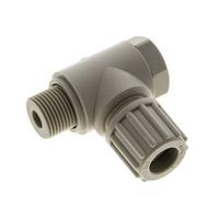 12x10mm & G3/8'' Raccord à compression coude en PP avec filetage mâle avec boulon banjo 10 bar