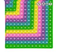 12x12 Multiplication Table Board Game, Multiplication Tables for Kids, Fun Teaching Aid for Students, Times Tables Game Create a Variety of Multiplications Addition(Green)