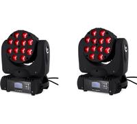 12X12W LED Moving Head Light, puissance 144W, flux lumineux élevé, 2 pièces Prix, Eu Plug