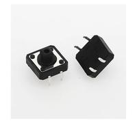 12x12x7.3 mm Tactile Switches Yellow Square Push Button Tact Switch 12 * 12 * 7.3 mm Microswitch NWPNLXEA(2,20PCS)