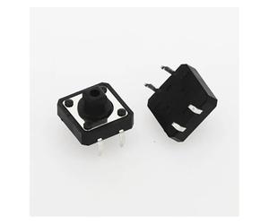 12x12x7.3 mm Tactile Switches Yellow Square Push Button Tact Switch 12 * 12 * 7.3 mm Microswitch NWPNLXEA(2,20PCS)