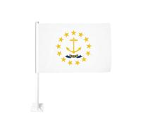 12x18in Voiture Drapeau Double Face Rhode Island État Drapeau Impression Parfait pour Festival Célébrations Défilés Voyage