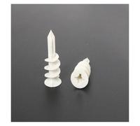 12X32 14X42 élargir les bouchons muraux de Tube de tuyau d'expansion d'ancre en plastique nervuré par clou compatible le connecteur de fil de vis autotaraudeuses(12X32 250PCS)
