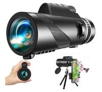 12x50 Télescope Monoculaire, Monoculaires à Vision Plus Grande pour Adultes et Enfants pour Observation des Animaux Sauvages, Observation des Oiseaux, randonnée, Chasse, Camping, idéal pour Les