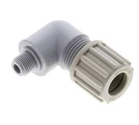 12x9mm & G1/8'' PA Raccord à compression coude avec filetage mâle 10 bar