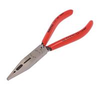 13 01 160 pince plate, universelle, prolongée 160 mm coupe : env. 60 HRC KNIPEX