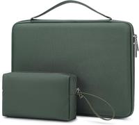 13.3-14 Inch Laptop Sleeve for MacBook Pro 14 M4/M3/M2/M1, MacBook Pro/Air 13, Dell Pro 13/14 Premium, XPS 13, Surface Laptop 13.8""-13.5"", HP Spectre X360 13/14, Foam Green