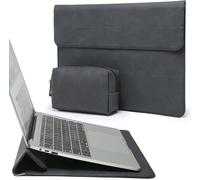 13,3-14 Pouces Housses Ordinateur Portable Sacoche avec Fonction Stand pour MacBook Pro 14 M4/M3/M2/M1 Pro/Max 2025-2021,MacBook Pro/Air 13,3,13,5-13,8 Surface Laptop,HP Envy 13,Graphite