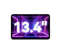 13,4 pouces Android 15 Tablettes 2025 avec clavier et stylo, écran 2-en-1 Tablette PC avec boîtier, 24Go + 256Go, 120Hz, 10000mAh - Gris