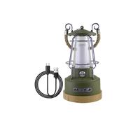 (13.4cmx25cm,green)Waterproof Camping Lantern Outdoor Light Hanging or Freestanding Camping Lamp 3 Light Modes for Cafe Garden Party Tent Indoor