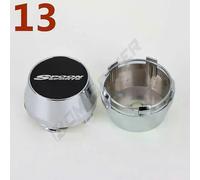 (13) 4PCS 60MM OD / 56MM ID Centre de jante Cap MUGEN VTEC SPOON SPORTS Autocollant Sport Jante Couvre-jante