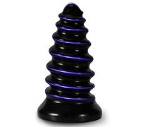 13 * 5CM Plugs Anals Godemichets Plug Anal avec Ventouse - Spirale Gode Anal Plug Femme Débutante,Plug Geant Plug Anale Homme Extenseur Femme,Godes Perles Anales Sex Toys Anals (S)
