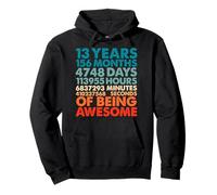 13 Ans 156 Mois d'être génial 13e Anniversaire Adolescent Sweat à Capuche