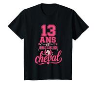 13 Ans Jamais sans Mon Cheval Cadeau Anniversaire Fille T-Shirt