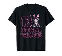 13 ans officiel adolescent 13ème anniversaire Goth Bunny Anime Girl T-Shirt