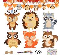 13 Atelier Creatif Enfant Activite Fete des Peres 2 Ans Feutrine Loisir Creatif Activités Manuelles Gommettes Feuilles D'Arbres D'Automne Enfant Kits Manuelle Loisir Créatif,pour Craft DIY Activité