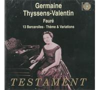 13 Barcarolles, Theme And Variations (Thyssens-Valentin) (2002-10-01)