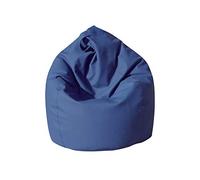 13 CASA - Pouf Dea en Simili Cuir Dimensions 70 x 110 cm 70 x 110 cm Bleu