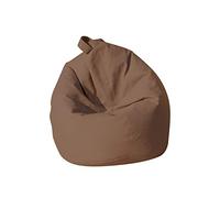 13 CASA - Pouf Dea en Simili Cuir Dimensions 70 x 110 cm 70 x 110 cm Moka