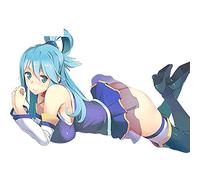 13 cm Fille Autocollant De Voiture Kono Subarashii Sekai ni Shukufuku wo Anime Aqua Render Vinyle