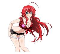 13 cm Uniforme Fille Decal 3D Lycée DxD Étanche Autocollant De Voiture Rias Gremory Vinyle