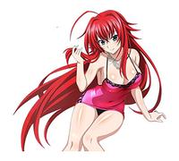 13 cm Uniforme Fille Decal 3D Lycée DxD Étanche Autocollant De Voiture Rias Gremory Vinyle