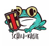 13 cm x 10,5 cm pour bouclier crapaud allemand créatif voiture autocollants Windows décalque Anime étanche