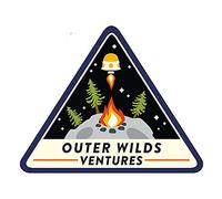 13 cm x 10,7 cm pour Outer Wilds Ventures Vinyle Autocollants De Voiture Skateboard Camion SUV Fenêtre