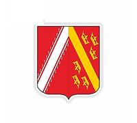 13 cm x 11,2 cm pour Alsace France Armoiries Autocollants De Voiture Vinyle JDM Pare-chocs