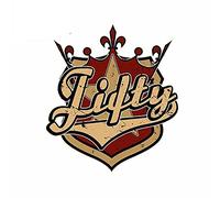 13 cm x 11,5 cm pour cinquante ans rétro drôle voiture autocollants et décalcomanies vinyle Auto