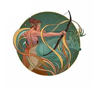 13 cm x 11,8 cm pour tir à l'arc dieu mythe réfrigérateur VAN décalcomanie Occlusion Scratch autocollants de voiture