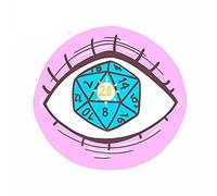 13 cm x 11,9 cm pour Go for Gold. Autocollants de voiture globe oculaire à 20 faces imperméables