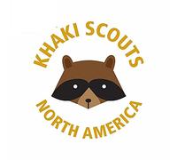 13 cm x 12,1 cm pour Khaki Scouts Amérique du Nord Occlusion Scratch Anime Car Sticker Cartoon