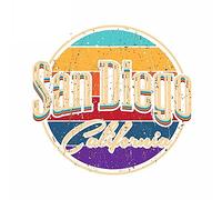 13 cm x 12,3 cm pour San Diego Californie voiture Assessoires autocollants étanche crème solaire décalque créatif