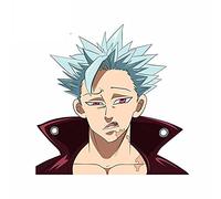 13 cm x 12,5 cm pour sept péchés capitaux voiture autocollants réfrigérateur décalcomanie étanche pare-chocs Occlusion