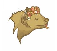 13 cm x 12,7 cm pour animal je me sens assez bien décalque personnalité créative autocollants de voiture