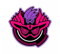 13 cm x 12,7 cm pour Kamen Rider Ex aid voiture camion autocollant pare-chocs fenêtre vinyle