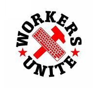 13 cm x 12,7 cm pour les travailleurs unissent marteau Keybord Nerd Geek autocollants de voiture autocollant étanche