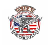 13 cm x 12,8 cm pour US Army Personnalité Autocollant De Voiture Auto Moto DIY Decal Étanche