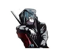 13 cm x 12,9 cm pour les anges de la mort Isaac Foster Anime drôle autocollants de voiture étanche